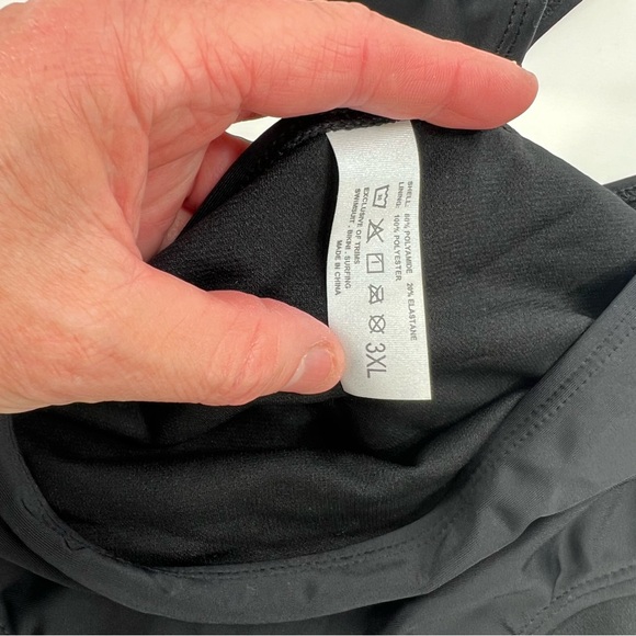 Lot of 2 Bikinix tankini BOTTOMS ONLY BLACK 3XL NWOT - Picture 2 of 5